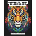 Animal Portraits Coloring Book in Mandala & Mosaic Style for adults and kids: Discover Serenity in Nature's Palette - 122 Pages for All Ages - Paperback
