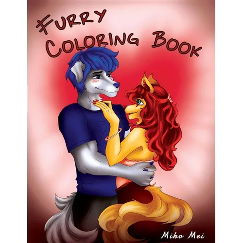 Furry Coloring Book: Coloring Book of Furries for Adults & Children - Paperback