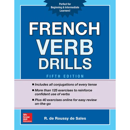 French Verb Drills, Fifth Edition - Paperback