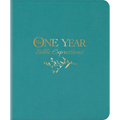 The One Year Bible Expressions NLT (Leatherlike, Tidewater Teal) - Imitation Leather