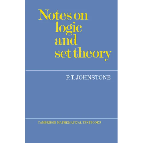 Notes on Logic and Set Theory - Paperback