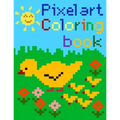 Pixel art coloring book - Paperback