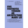 Five Footnotes Toward an Architecture - Paperback