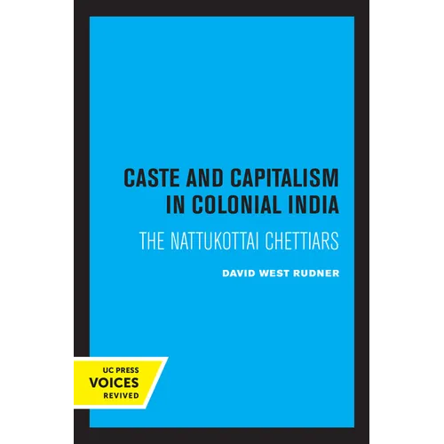 Caste and Capitalism in Colonial India: The Nattukottai Chettiars - Paperback