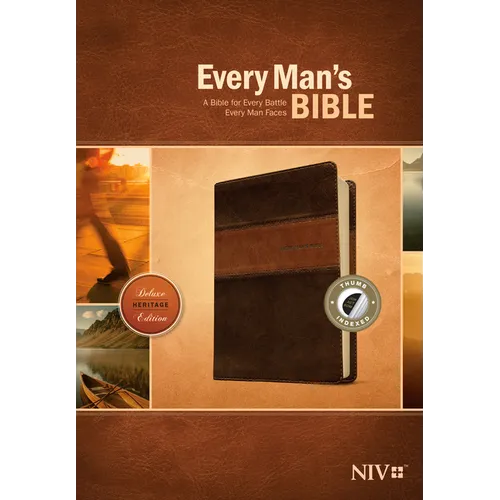 Every Man's Bible NIV, Deluxe Heritage Edition, Tutone - Imitation Leather