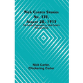 Nick Carter Stories No. 155, August 28, 1915: The Gordon Elopement; or, Nick Carter's Three of a Kind. - Paperback