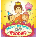Happy Birthday, Buddha!: Join the children in celebrating the Buddha's Birthday on Vesak day in Buddhism for kids. - Hardcover