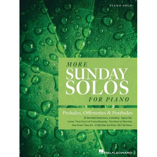 More Sunday Solos for Piano: Preludes, Offertories & Postludes - Paperback