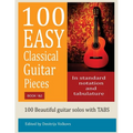 100 Easy Classical Guitar pieces Book 1&2: In standard notation and tablature - Paperback