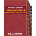 Practice Tests for CASAS Math GOAL 2 Level B, Forms 923M and 924M - Paperback