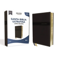 Nvi, Santa Biblia, Revisión 2022, Ultrafina, Letra Gigante, Leathersoft, Negro, Palabras de Jesús En Rojo, Comfort Print - Leather