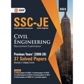 SSC 2021 Junior Engineers Paper I - Civil Engineering - 37 Previous Years Solved Papers (2008-20) - Paperback