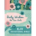 Daily Wisdom for Teen Girls KJV Devotional Bible [Blush Rainforest] - Hardcover