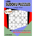 Sudoku Puzzles For Adults: Large Print Sudoku Puzzle Book For Seniors Medium To Hard To Keep Your Brain Young And Active (With Solutions) - Paperback