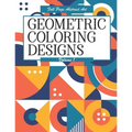Geometric Coloring Designs Volume 1 Full Page Abstract Art: Detailed Patterns to Color - For Adults - Relaxing Stress Relief - Paperback