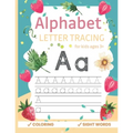 Alphabet letter tracing: Alphabet letter tracing Workbook with Sight words for Kindergarten and Kids Ages 3+. ABC print handwriting book and more. - Paperback