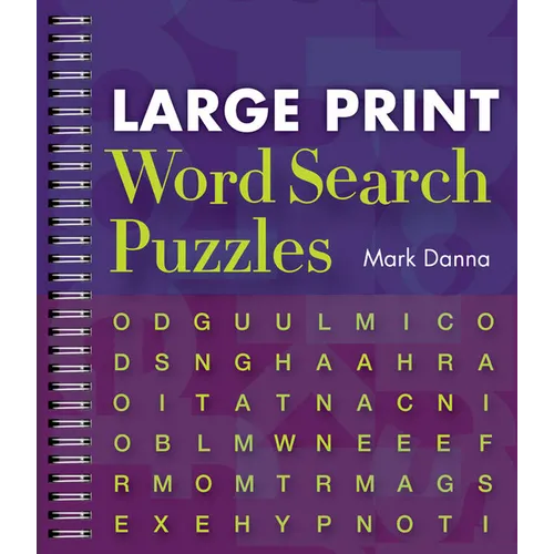 Large Print Word Search Puzzles - Spiral