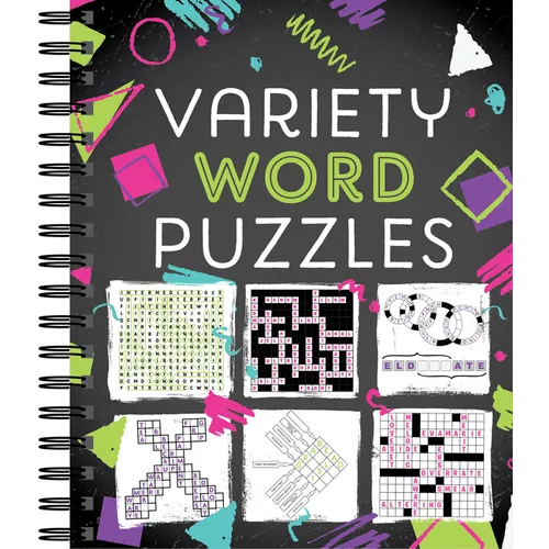 Brain Games - Variety Word Puzzles - Spiral