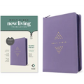 NLT Compact Giant Print Zipper Bible, Filament Enabled (Leatherlike, Diamond Lavender, Red Letter) - Imitation Leather