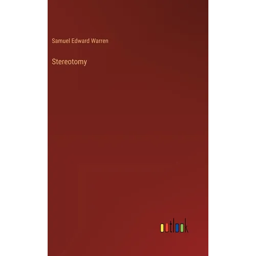Stereotomy - Hardcover