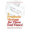 A Prophetic Message for These End Times!: Making It Plain: God Will Provide - Paperback