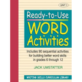 Ready-To-Use Word Activities: Unit 1, Includes 90 Sequential Activities for Building Better Word Skills in Grades 6 Through 12 - Paperback