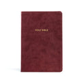 KJV Rainbow Study Bible, Burgundy Leathertouch, Indexed - Imitation Leather
