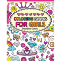 Coloring Book for Girls Doodle Cutes: The Really Best Relaxing Colouring Book For Girls 2017 (Cute, Animal, Dog, Cat, Elephant, Rabbit, Owls, Bears, K - Paperback