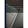 Introduction to Latin Syntax - Paperback