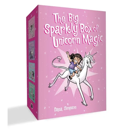 The Big Sparkly Box of Unicorn Magic: Phoebe and Her Unicorn Box Set Volume 1-4 - Paperback
