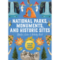National Parks, Monuments, and Historic Sites Sticker, Color & Activity Book: Over 500 Unique Stickers - Hardcover