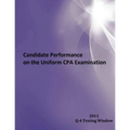 2011 Window Q-4 Candidate Performance on the Uniform CPA Examination: 2011 Window Q-4 - Paperback