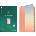 NLT Student Life Application Study Bible, Filament Enabled (Leatherlike, Ombre Pink, Indexed, Red Letter) - Imitation Leather