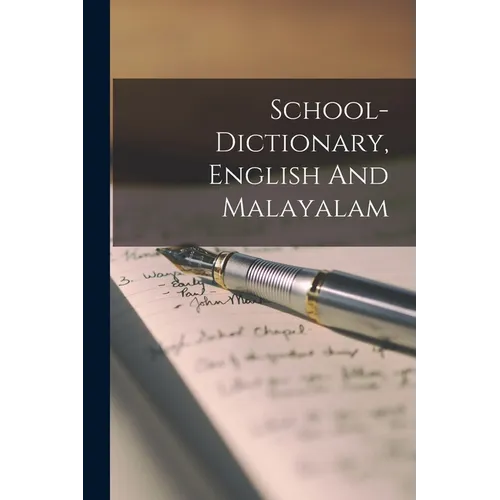 School-dictionary, English And Malayalam - Paperback