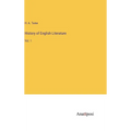 History of English Literature: Vol. 1 - Hardcover