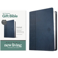 Premium Gift Bible Nlt, Filament Enabled (Leatherlike, Blue Cross, Red Letter) - Imitation Leather