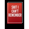 Shit i can't remember - Paperback