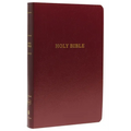 KJV, Gift and Award Bible, Imitation Leather, Burgundy, Red Letter Edition - Imitation Leather