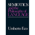 Semiotics and the Philosophy of Language - Paperback