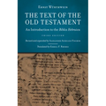 The Text of the Old Testament: An Introduction to the Biblia Hebraica - Paperback