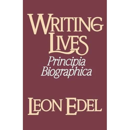 Writing Lives: Principia Biographica - Paperback