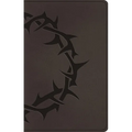 ESV Premium Gift Bible (Trutone, Charcoal, Crown Design) - Imitation Leather