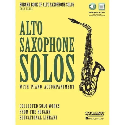 Rubank Book of Alto Saxophone Solos - Easy Level: Includes Online Audio for Streaming/Download - Paperback