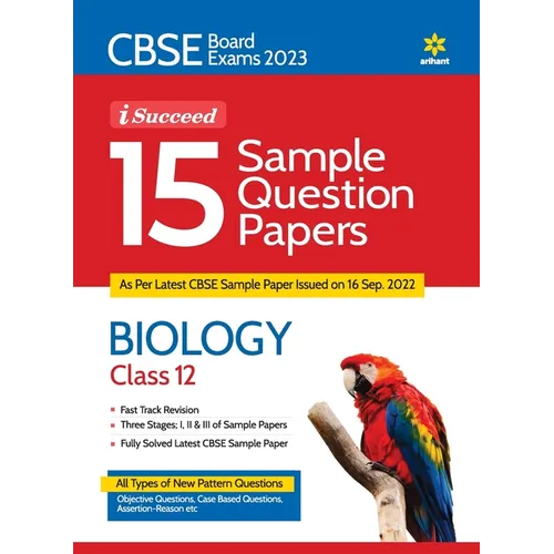 CBSE Board Exam 2023 I-Succeed 15 Sample Question Papers - BIOLOGY Class 12th - Paperback