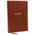 KJV Holy Bible: Giant Print Thinline Bible, Tan Leathersoft, Red Letter, Comfort Print: King James Version (Vintage Series) - Imitation Leather