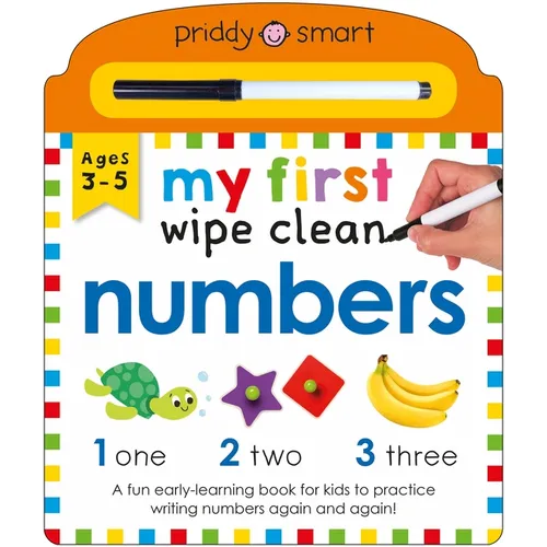 Numbers (My First Wipe Clean): A Fun Early-Learning Book for Kids to Practice Their Pen Control Skills - Board Book