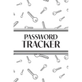 Password Tracker (White Keys): 6"x9" Alphabetical Password Logbook for Easy Organization - Paperback