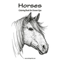 Horses Coloring Book for Grown-Ups 1 - Paperback