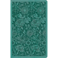 ESV Premium Gift Bible (Trutone, Teal, Floral Design) - Imitation Leather