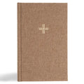 CSB Single-Column Personal Size Reference Bible, Brown Cloth Over Board - Hardcover